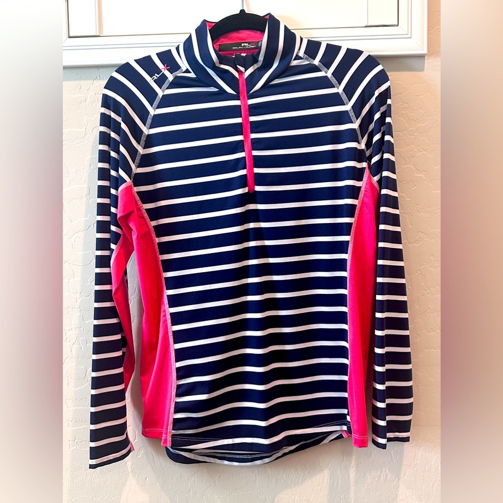 Ladies RLX Golf Lightweight 1/4 zip, long sleeve top.  medium.  Like New.